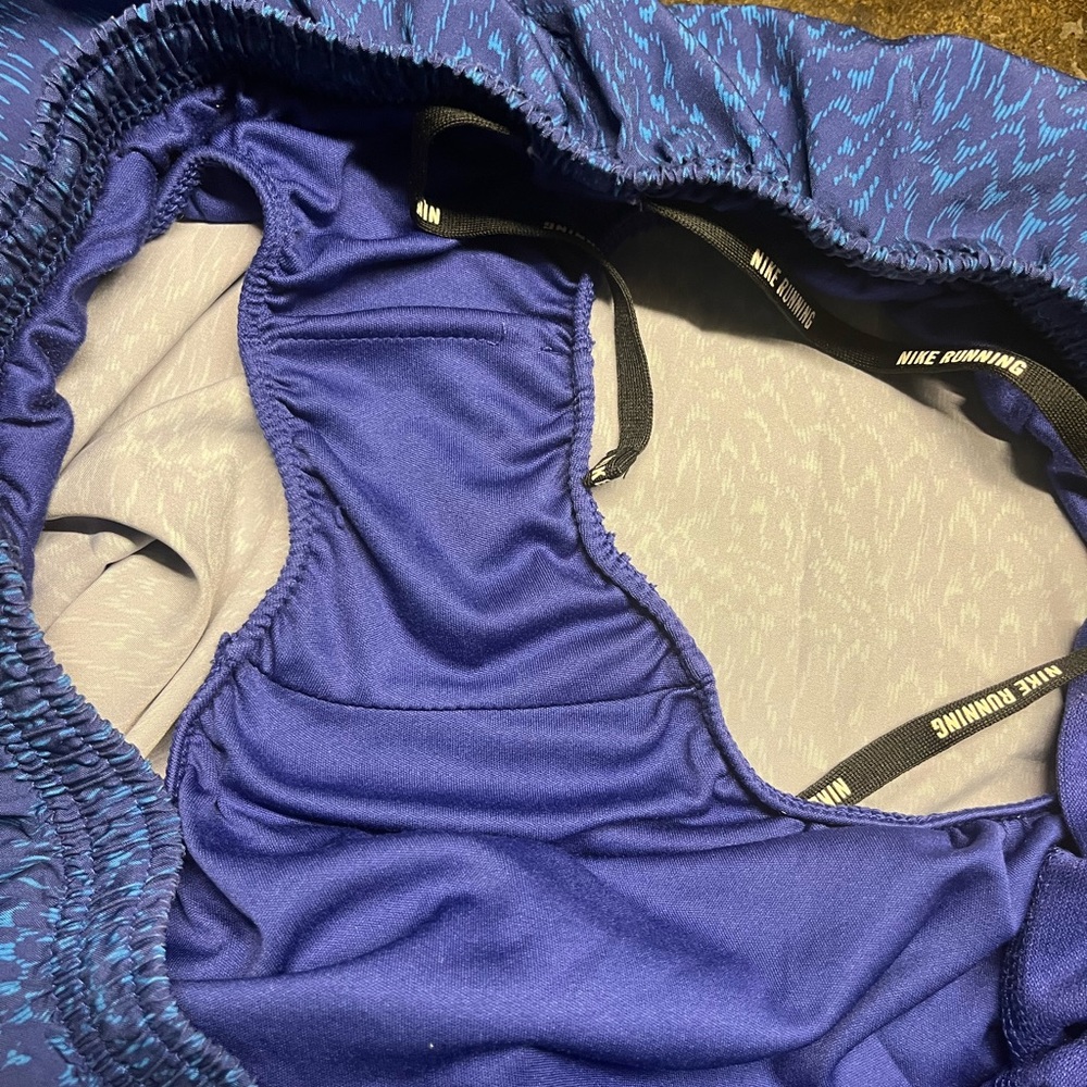 Nike Blue/Lt. Blue Running Shorts, XL - Picture 5 of 9